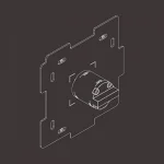 Скрытая часть для электрического полотенцесушителя CeaDesign EQUILIBRIO (INC 37 (x2)) - Фото 1